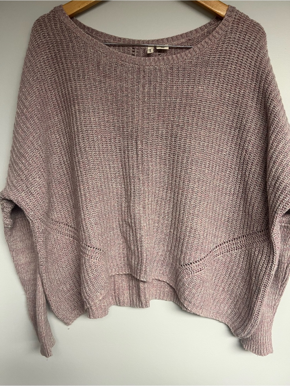 Moth (Anthropologie) Marbled Sweater with Cashmere